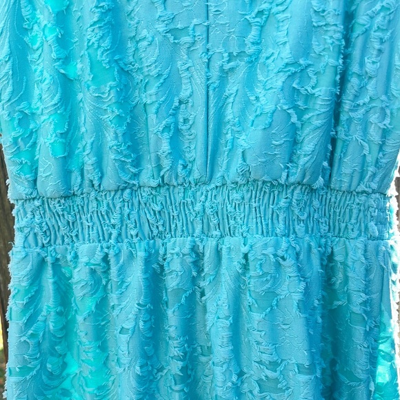 Lauren Conrad Turquoise Ruffle Dress - Picture 7 of 8